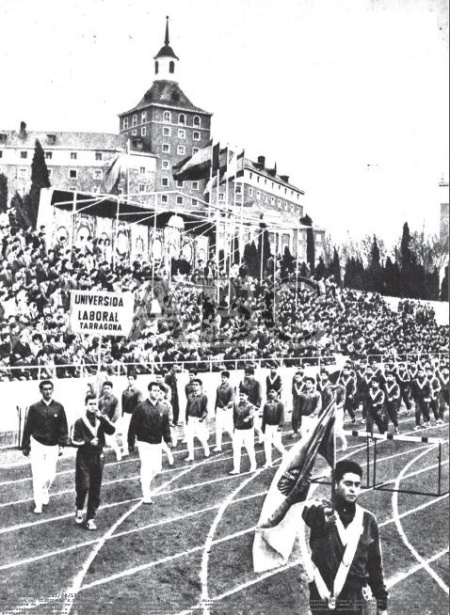 Desfile inaugural Juegos Escolares 1960