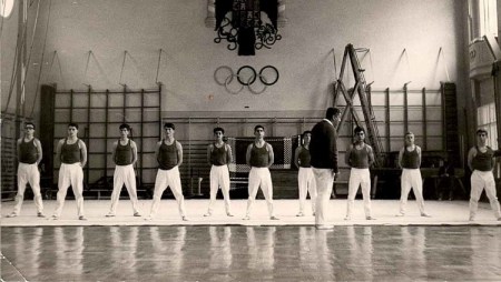 Equipo juvenil gimnasia 1962