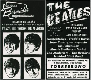 Cartel The Beatles-Madrid